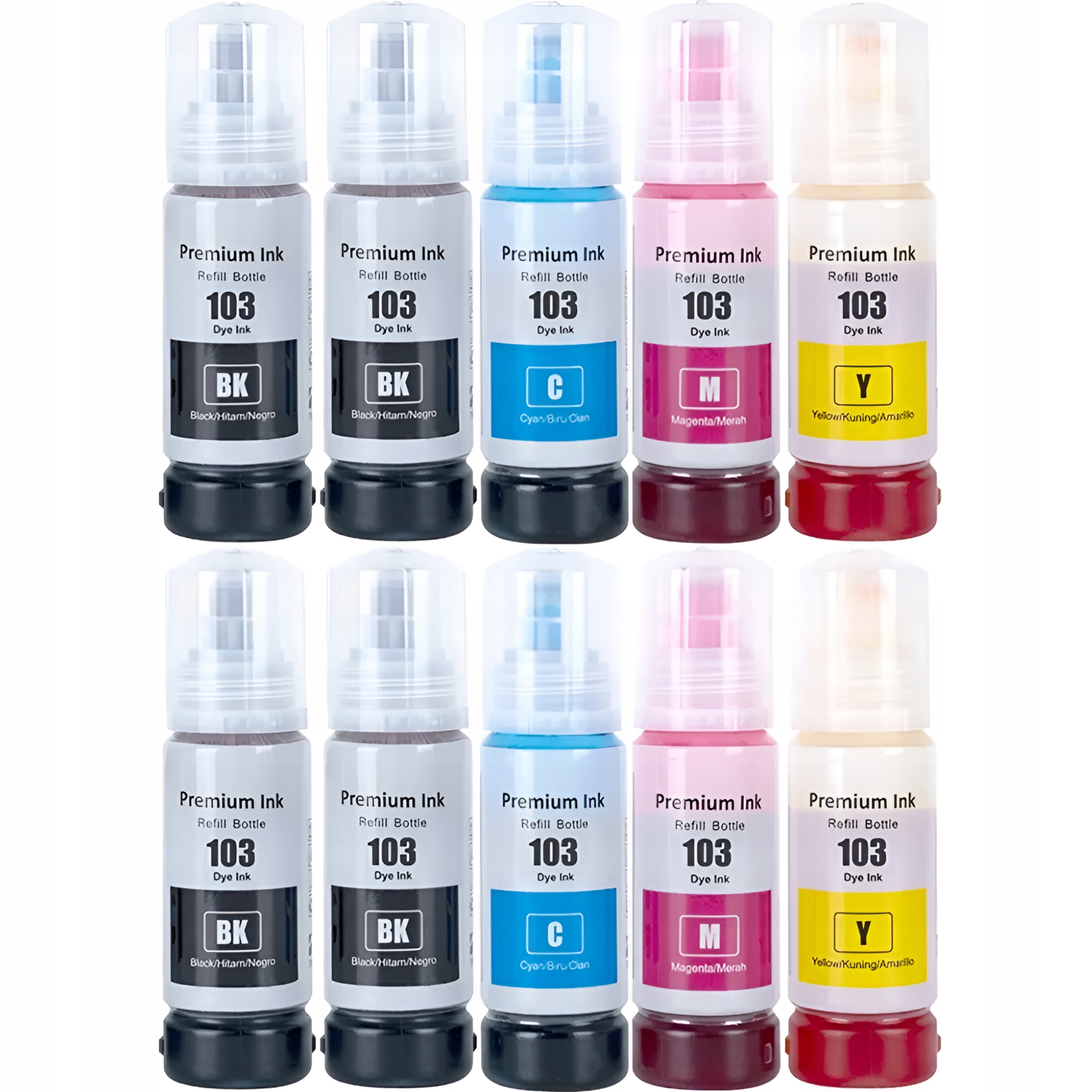 Atrament Originalex T103 T-103 103 pre Epson čierny, červený, modrý, žltý